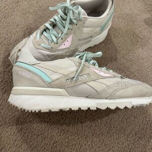 Reebok LX2200 Women's Sneakers - Beige, Pink, and Mint